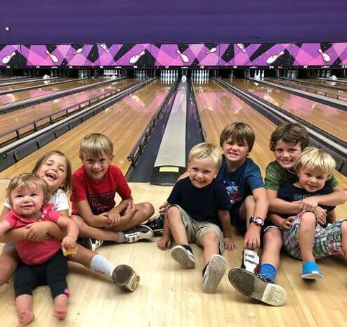 Gunner Hegseth with his siblings.